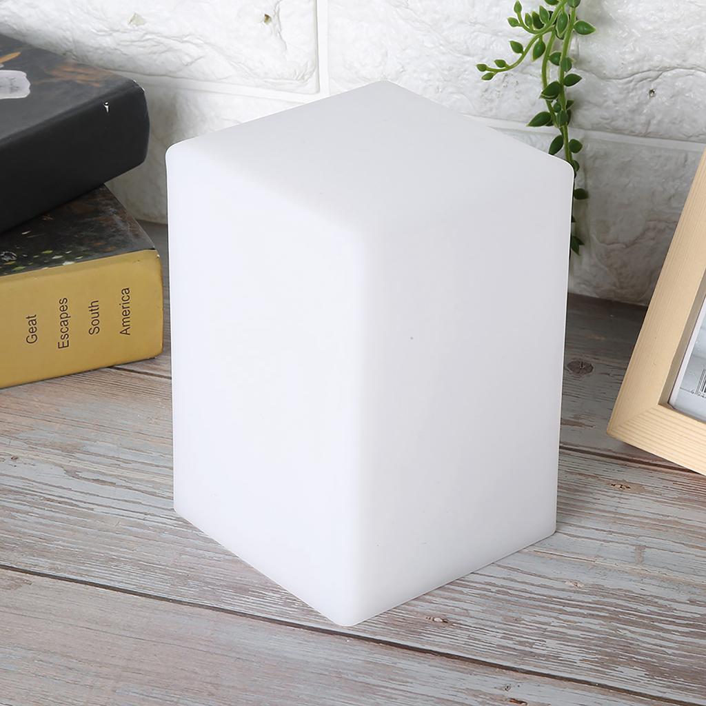 LED Desk Light Colorful Square Table Lamp with 24 Key Remote Control for Bedroom BedsideSquare