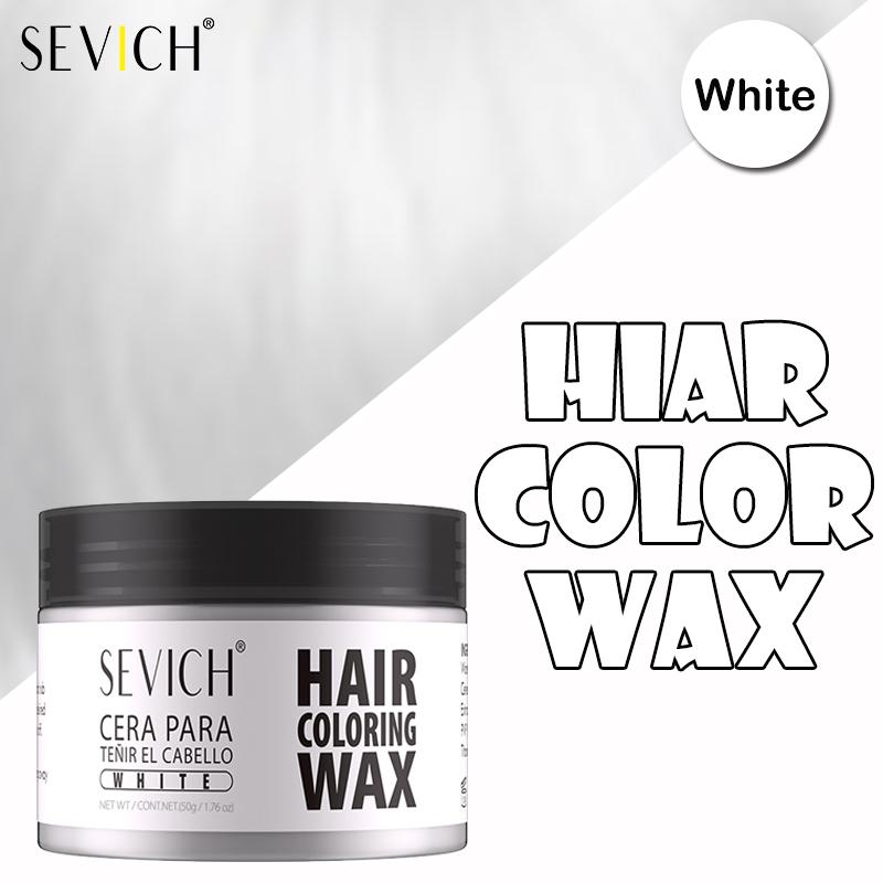 

SEVICH Одноразовая красящая глина для волос для самостоятельного окрашивания Легко смываемый воск для волос Цветной крем для волос Стойкий цвет волос Временная моделирующая паста 13 цветов
