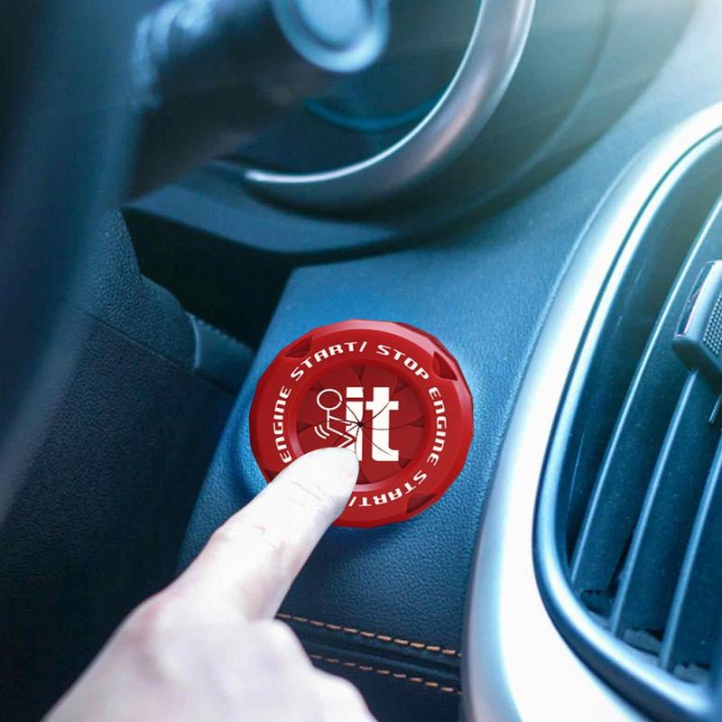 Startknopfabdeckung Startzündung Abdeckung Kratzschutz Auto Motor Knopf Dekorring Abdeckung Auto Motor Dekor