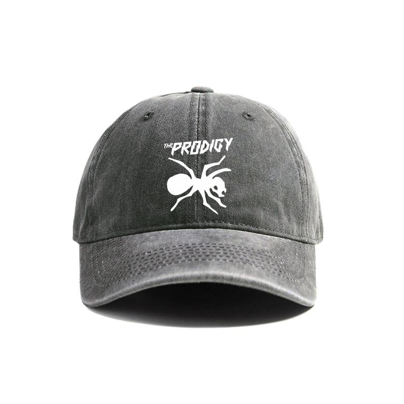 Berretto Estivo The Prodigy Cappellini Dad Distressed Unisex Regolabile da Esterno in Cotone MZ