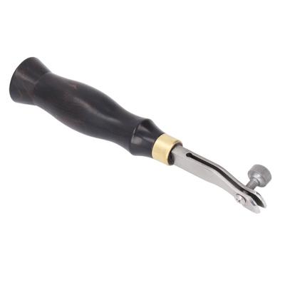 Leather Edge Beveler Tool 0.5mm Adjustable Comfortable Wooden Handle Leather Edge Trimmer