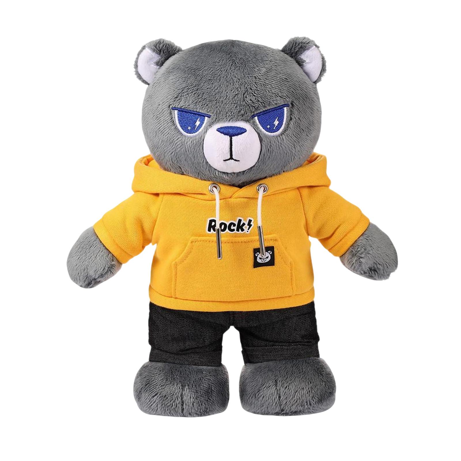 

Плюшевая игрушка Мотоциклетный медведь, Мягкая подушка Мотоциклетный медведь, Подходит для фанатов мотоциклов Взрослый Домашнее украшение Маркировано One Size серый