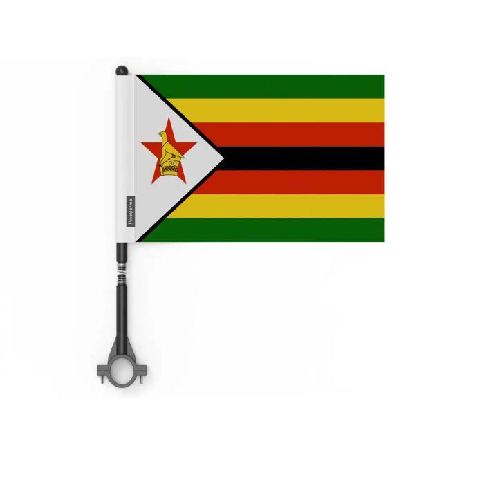 Drapeau - Zimbabwe - 14 x 21 cm - 50 pièces - Polyester - Impression recto/verso