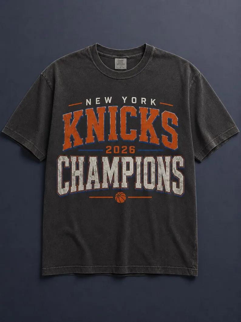 Knicks Finals Run Shirt Blue Orange Playoff Fan Tee XXXL