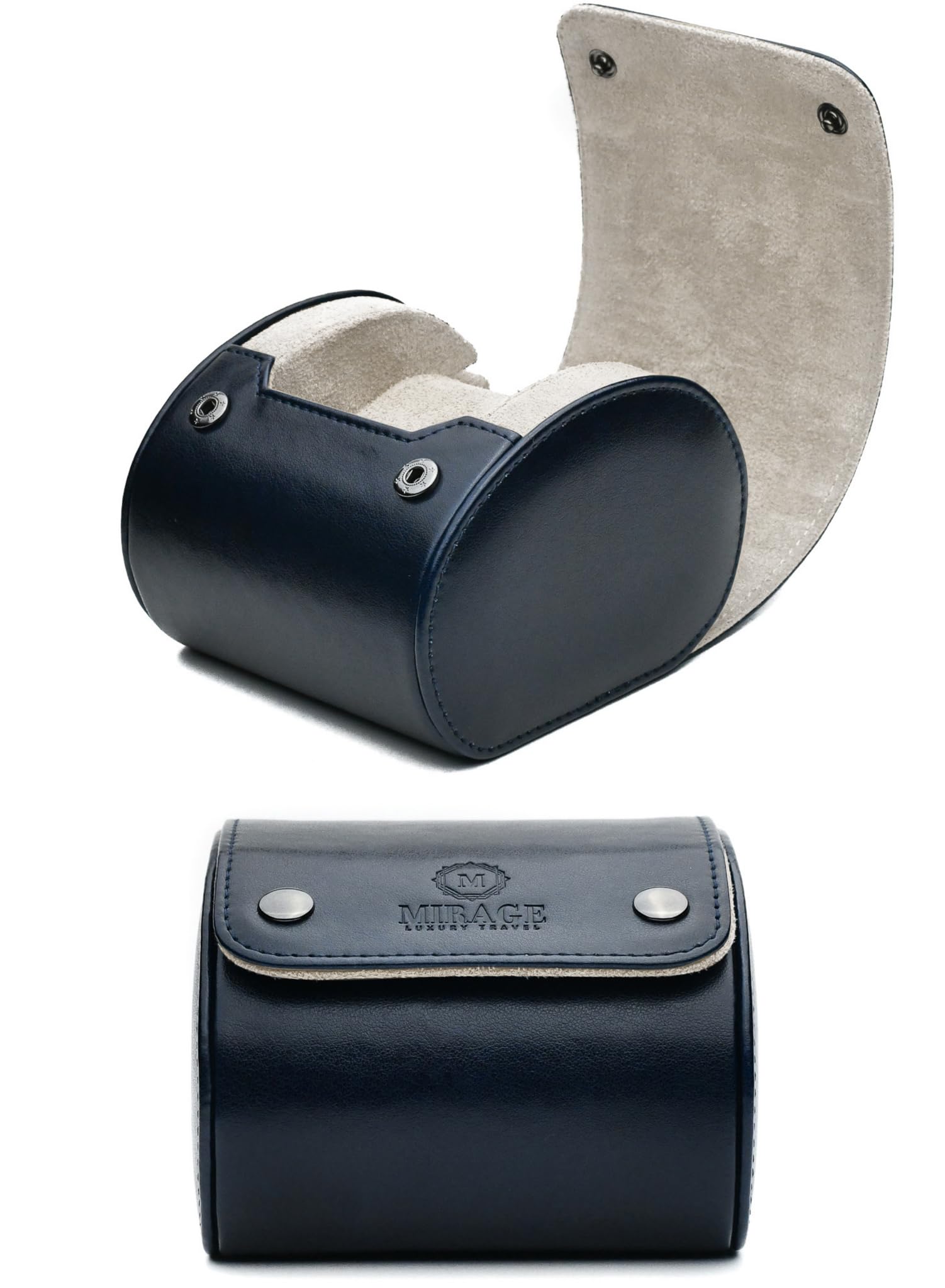 

Дорожный чехол для часов Одинарный чехол для часов Хранение Подарок Дорожный аксессуар Чехол-ролл для часов Jade Mirage из веганской кожи Черный/Слоновая кость - Мужской - - Идея, -