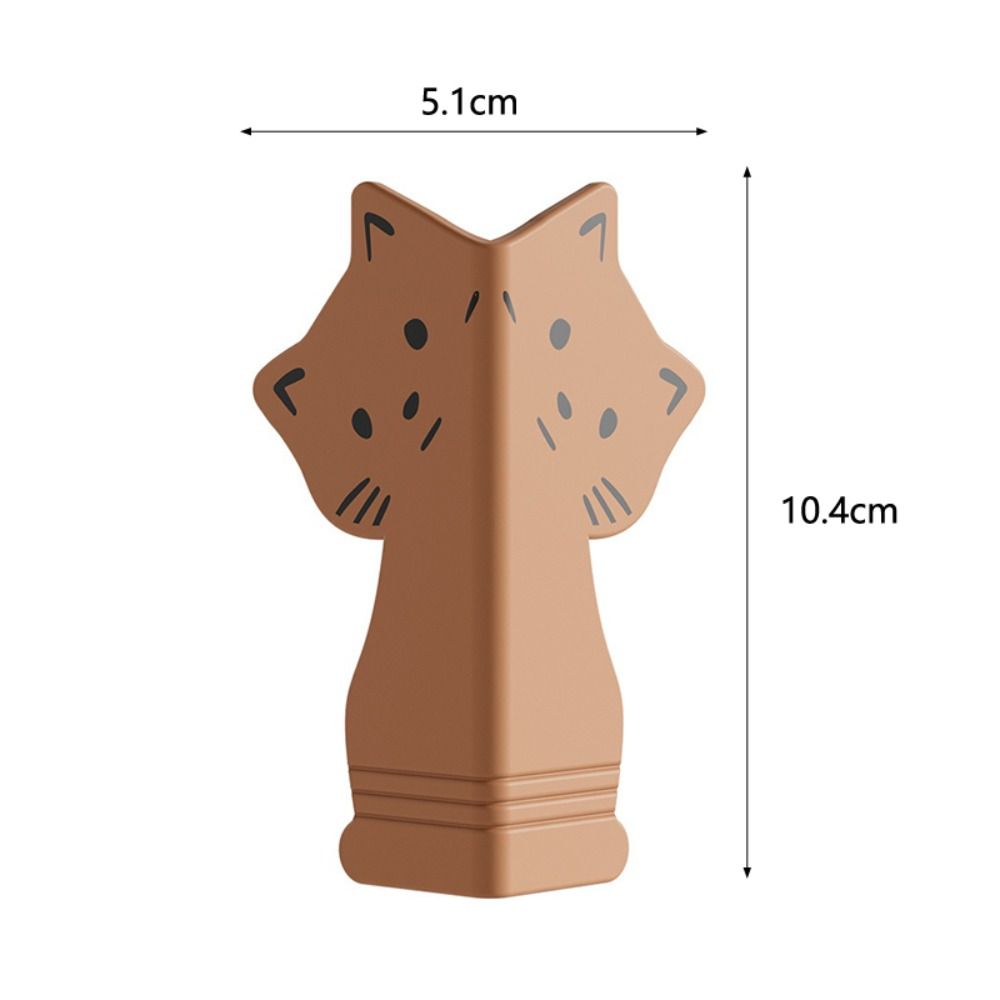 Cat Shape Silicone Collision Pad Baby Safety Wall Corner Protector  Livingroom