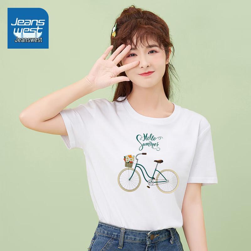 Jeanswest Women s Printed Cotton T-Shirt XL