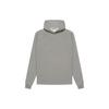 Fear of God Essentials Sudadera Relajada SS22 con Estampado de Letras de Terciopelo en la Espalda Tops Unisex Dark-Oatmeal FOG-SS22-608