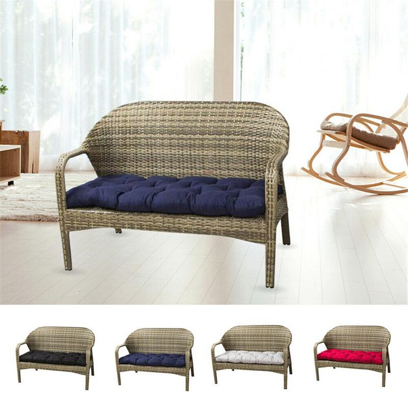 Garten-Loungebank, langes Kissen, Sitzkissen, Hocker, Heim-Sitzkissen, Stuhlpolster, Bürostuhl, Rückenlehnenkissen, verdickte Matratze, Futon