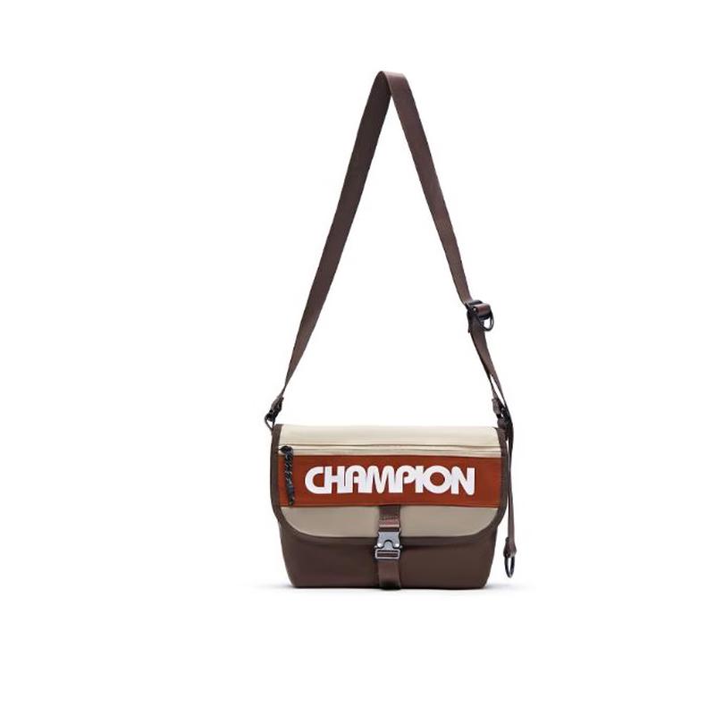 Унисекс двухсторонняя сумка-мессенджер на плечо Champion One Size хаки