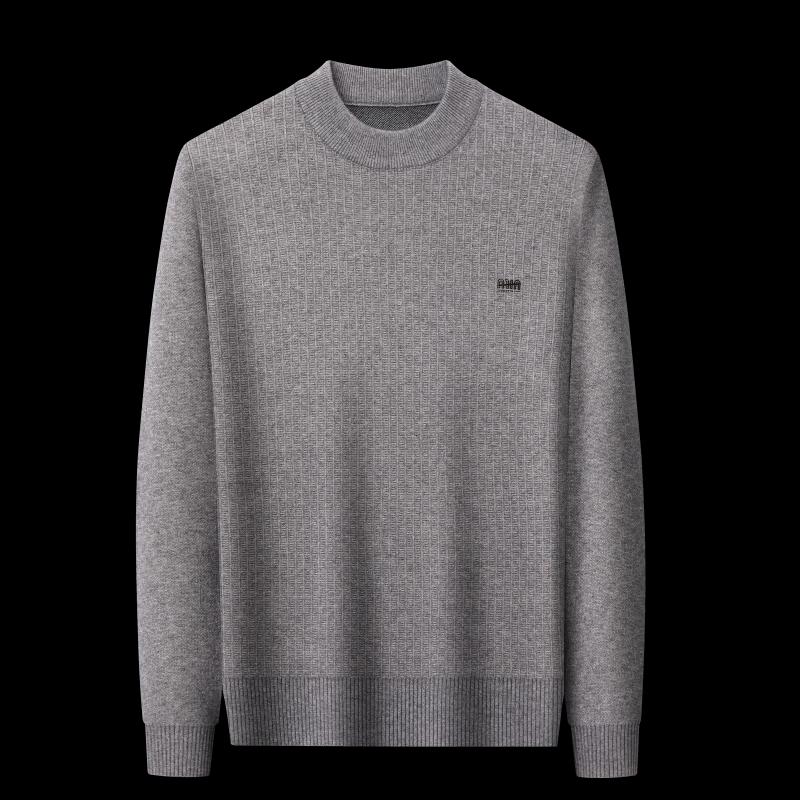 Pierre Cardin Men's Mock Neck Knitted Sweater