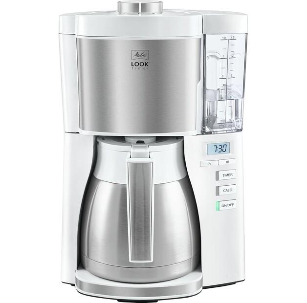 Кофеварка Melitta Look V Therm Timer белый (1025-17)