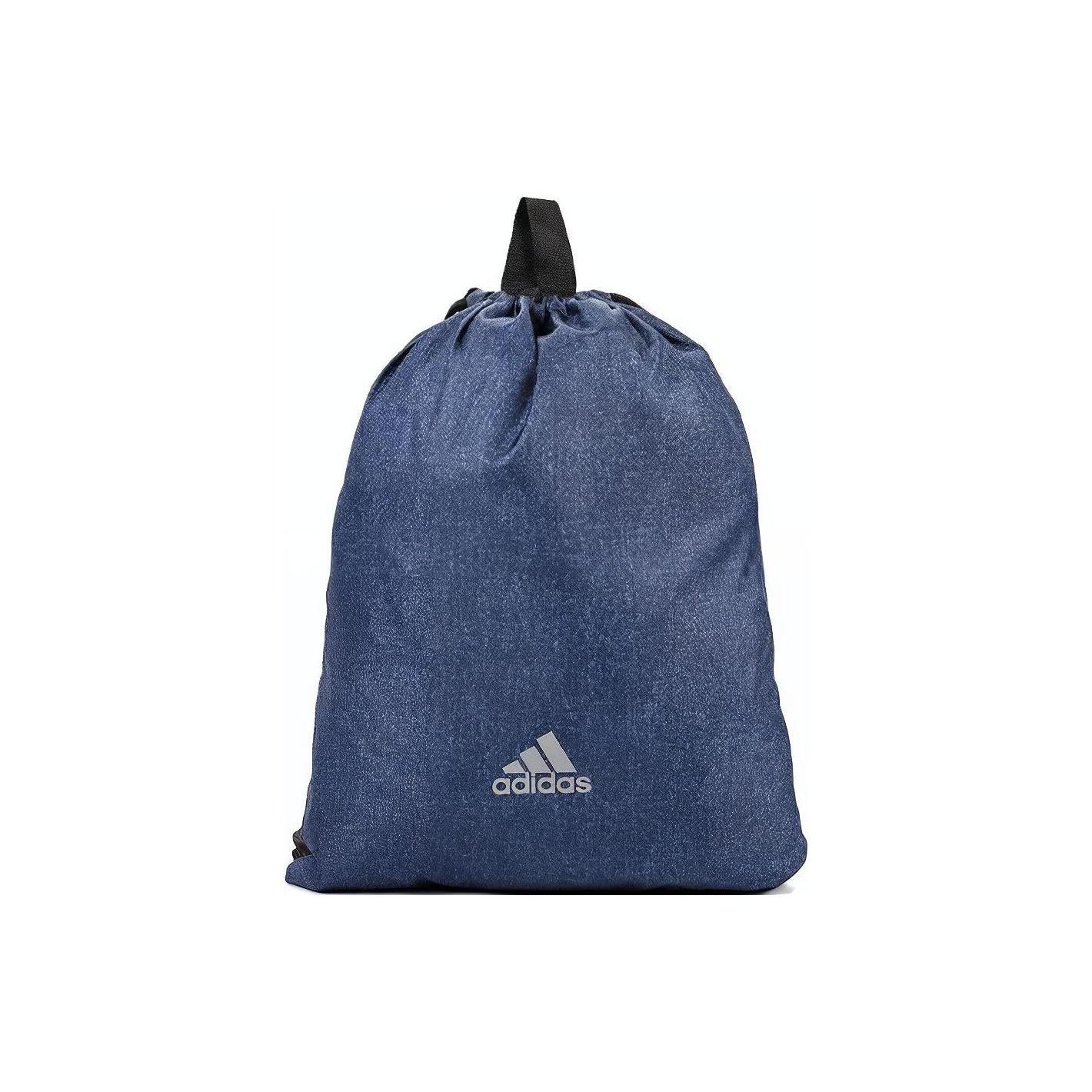 Adidas Sports Casual Drawstring Backpack Unisex Backpack Navy-Blue CY6089 Marine Blue
