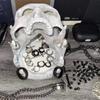 Gothic Skull Resin Rings Holder With Multifunctional Use As Jewelry Tray Or Ashtray