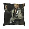 Fashion Johnny Hallyday Cushion Cover X Soft Singer French France Pillow Case for Car Square Pillowcase Home Decorative