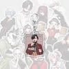 Portachiavi acrilico per zaino anime Gokurakugai 6 cm personaggio Aruma Tao Saotome Nei Takarai Tatsuomi Ban decorazione regalo carino