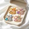 1Pcs Unisex Pearl Colorful Wing Goat Animal New Year Party Casual Brooch Pins Cute Angel Sheep Brooches For Women