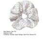 Hair Tie Dot Print Double-Layer Design Ponytail Half-Tied Hair Rope High Elasticity Ponytail Holder Commuting Style Hair Accessory