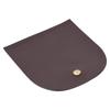 Bag   Cover Split Leather Magnetic Buckle   Hand Made Handbag Parts with Bronze Accessories 12.6x13.7cm(Brown )