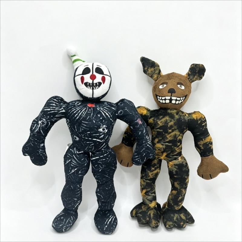 30cm FNAF Plüschtier Twisted Wolf DJ Music Man Five Nights At Freddy's Security Breach Kuscheltier Stofftier Plüschtier Sammlerstück Geschenk für Fans Kinder Erwachsene