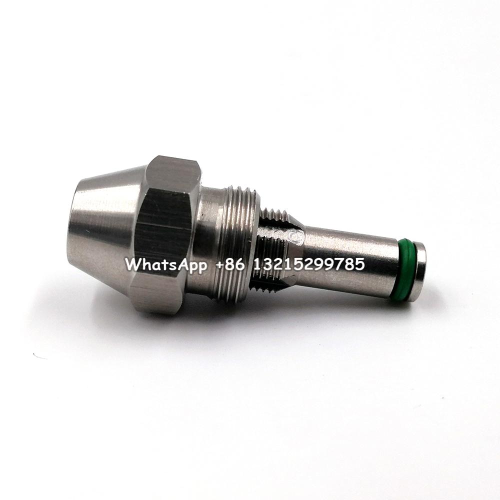 Waste Oil Burner Nozzle Steel Siphon Cone Spray Jet Diesel Heavy Oil Injection Air Atomizing Nozzle Boiler Combustion Nozzle