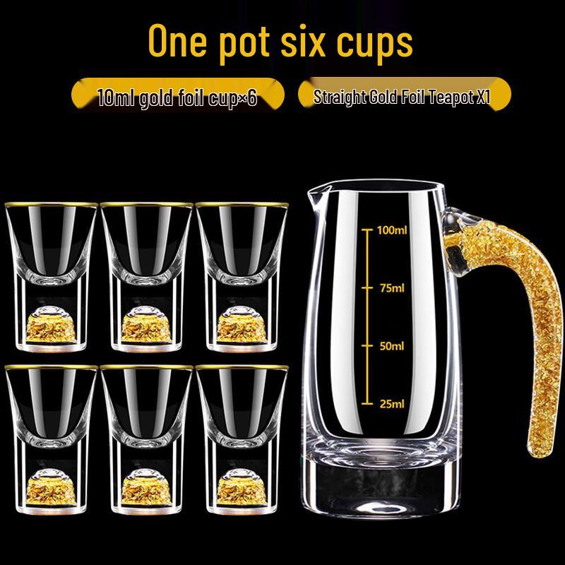 Luxury Gold Foil Baijiu Serving Set