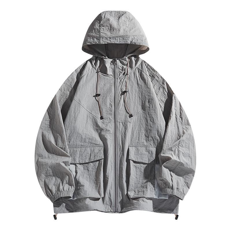 Dopamine 2025 Men's UV Protection Summer Windbreaker for Outdoor Climbing - Lightweight, Breathable, Sun-Blocking Jacket