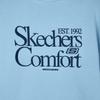 Skechers Simple College Knitted Embroidered Pullover Sweatshirt Unisex Sweatshirt Sky-Blue L324U106-04K4