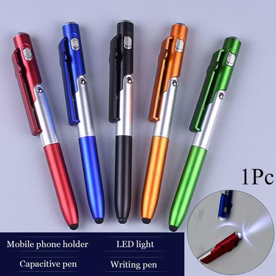 Faltbarer Kugelschreiber LED-Licht Kapazitiver Stift Nützlicher Touchscreen-Stift
