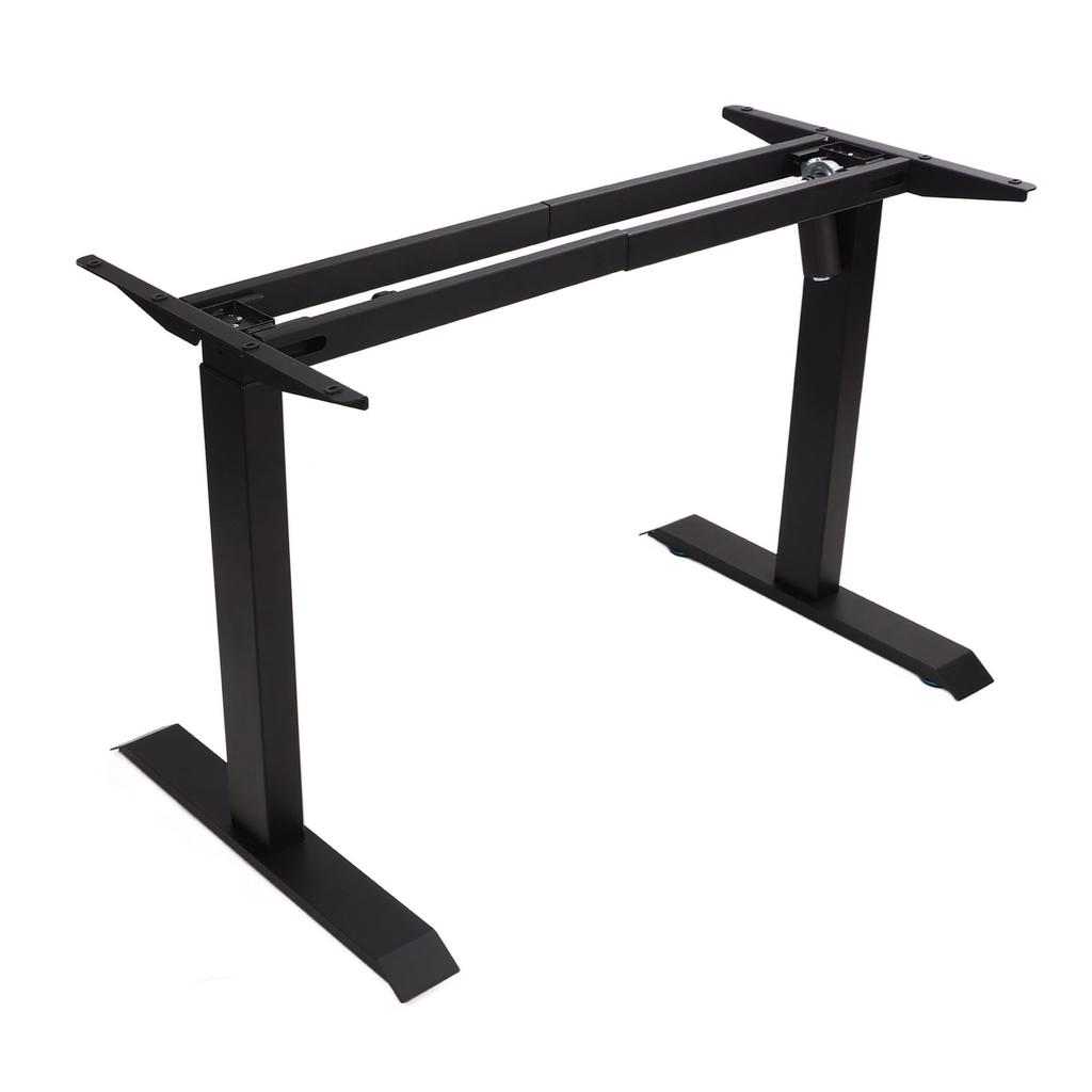 Height Adjustable Desk Frame 120KG Load Bearing Heavy Duty Electric Standing Table Base 100‑240V US Plug