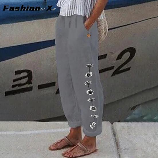 

Женские брюки-гарлем, длинные брюки со средней талией 3XL серый