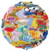 50 Ocean Creatures Fish Stickers - Creative Graffiti, Transparent PET, Waterproof for DIY Journals & Phone Cases