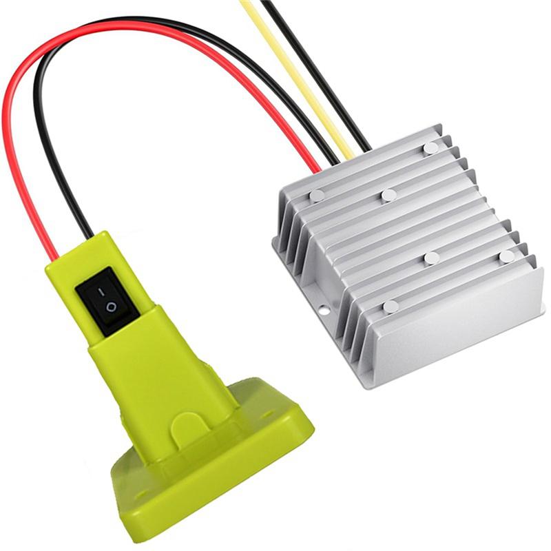 A96I-Для Ryobi DC 18V до DC 12V 20A 240W Перетворювач Адаптер Понижуючий DIY Регулятор Напруги Buck Boost Авто Функціональність