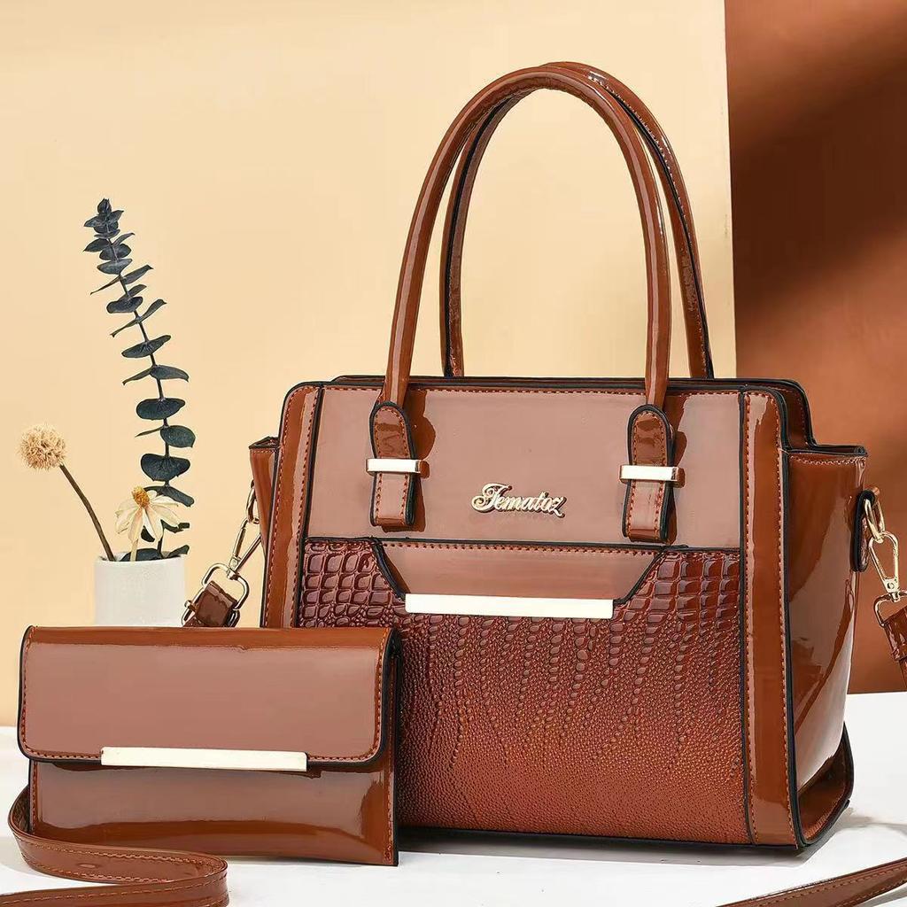 High Quality Women's One-shoulder New Trendy Tote Bag Women's 2023 Large Capacity Crocodile Pattern Mother Bag Women's Bag