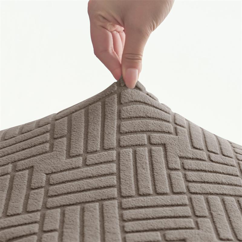 1/4Pcs Jacquard Fabric Dining Chair Covers Stretch Durable Chair Slipcovers Adjustable Removable Seat Protector For Home Wedding