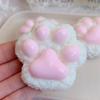Free Shipping Cat Paw Cement Texture Slow Rebound Toy - Green Grape & Orange Decompression Xiaohongshu Style