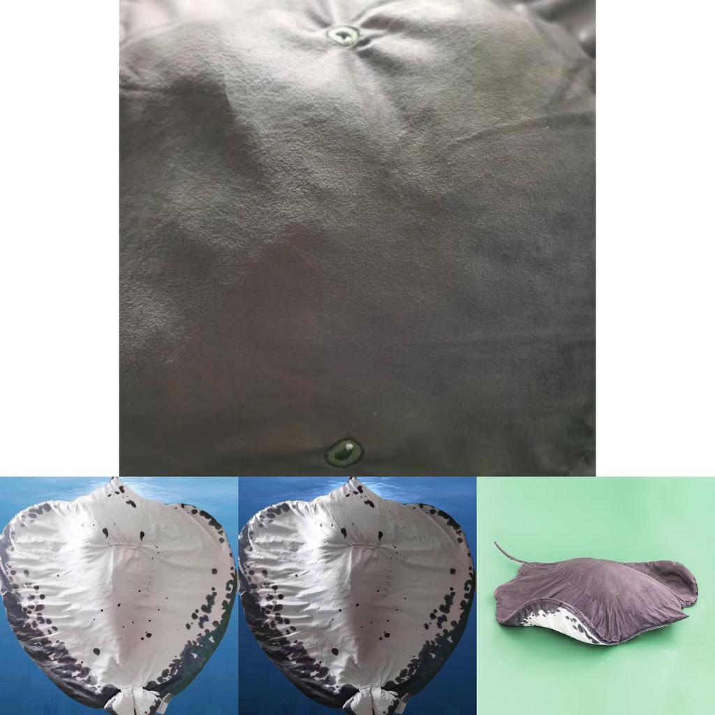 Custom-made Devil Fish Plush Toy And Throw Blanket Set Ideal Gift For Girls