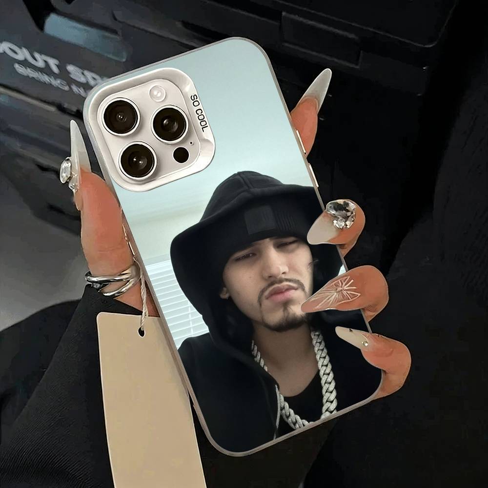 Rapper-Clarent Phone Case For iPhone 17,16,15,14,13,12,11 Plus,Pro Max,XS,white silver phone case