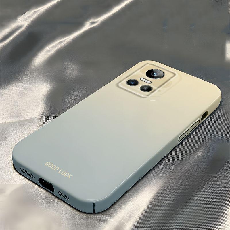 Blue Rice Gradual Change Applicable RealmeGTNeo3 Mobile Phone Case New Film All-inclusive Anti-drop Hard Case Protective Case Advanced