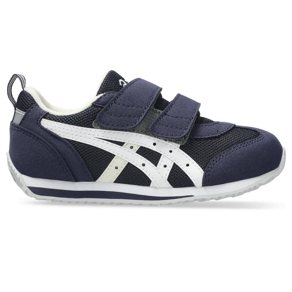 Sukusuku Basic Series Navy Size cm Kids' Low-Cut Two-Strap Shoes, Blue/White, 236, 16.0