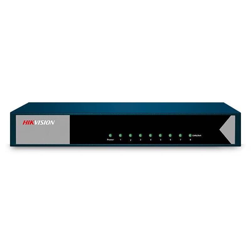 Hikvision 8-Port Gigabit Ethernet Switch CN plug (adapter included)