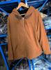 Men's Casual Fleece-Lined Cotton Hooded Jacket with Zipper Pockets