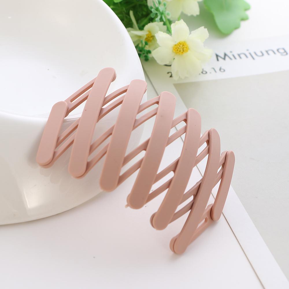 Simple New Telescopic Headband New Portable Folding Hairpin Ladies Non-slip Hairpin Hair Accessories Fashion