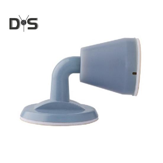Silicone Door Stopper Wall Protector Shock Absorbent Noise Free Self-Adhesive No Drilling Anti-collision Floor Mount Door Catch Doorstop