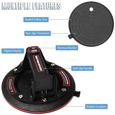 Motorized Glass Suction Cups, 8-inch Vacuum Removable Battery Suction Cups, Convenient and Practical, Handling