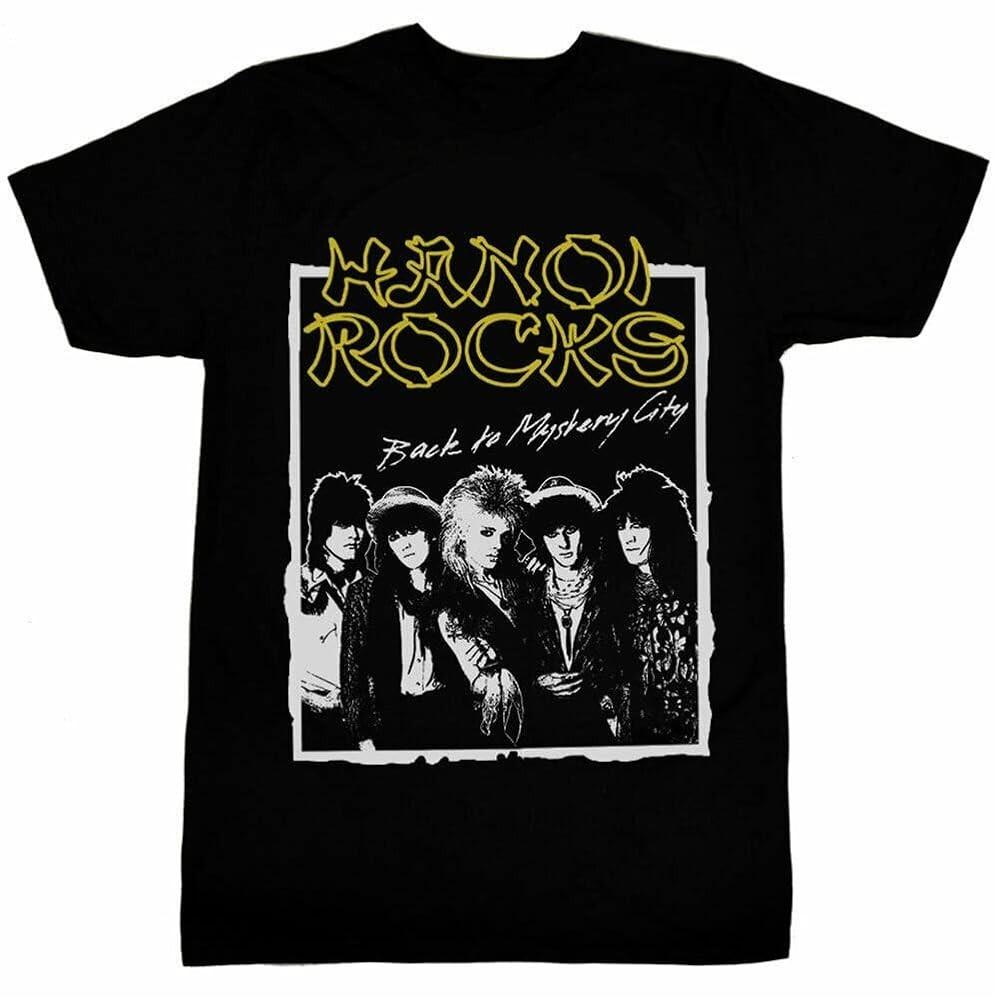 Vtg Hanoi Rocks Back to Mystery City T-shirt All Size S to 5XL NZ280 Unisex T-Shirt XL