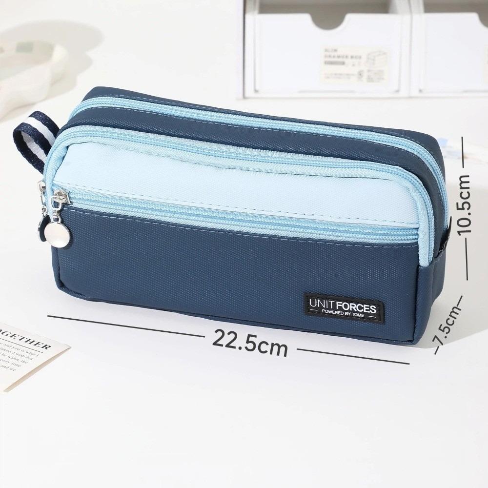 Oxford Cloth Pen Storage Case Multi-Functional Stationery Bag New Pencil Pouch  School Use
