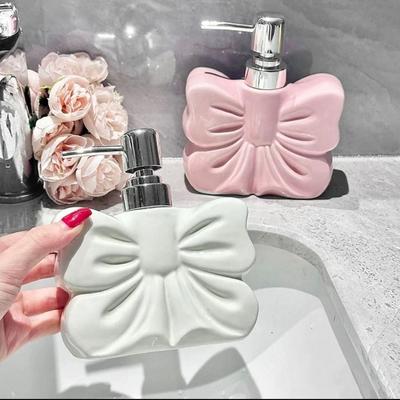 Empty Bottle Body Wash Bottle 360ML Emulsion Bottle Cute Liquid Soap Dispenser  Hotel