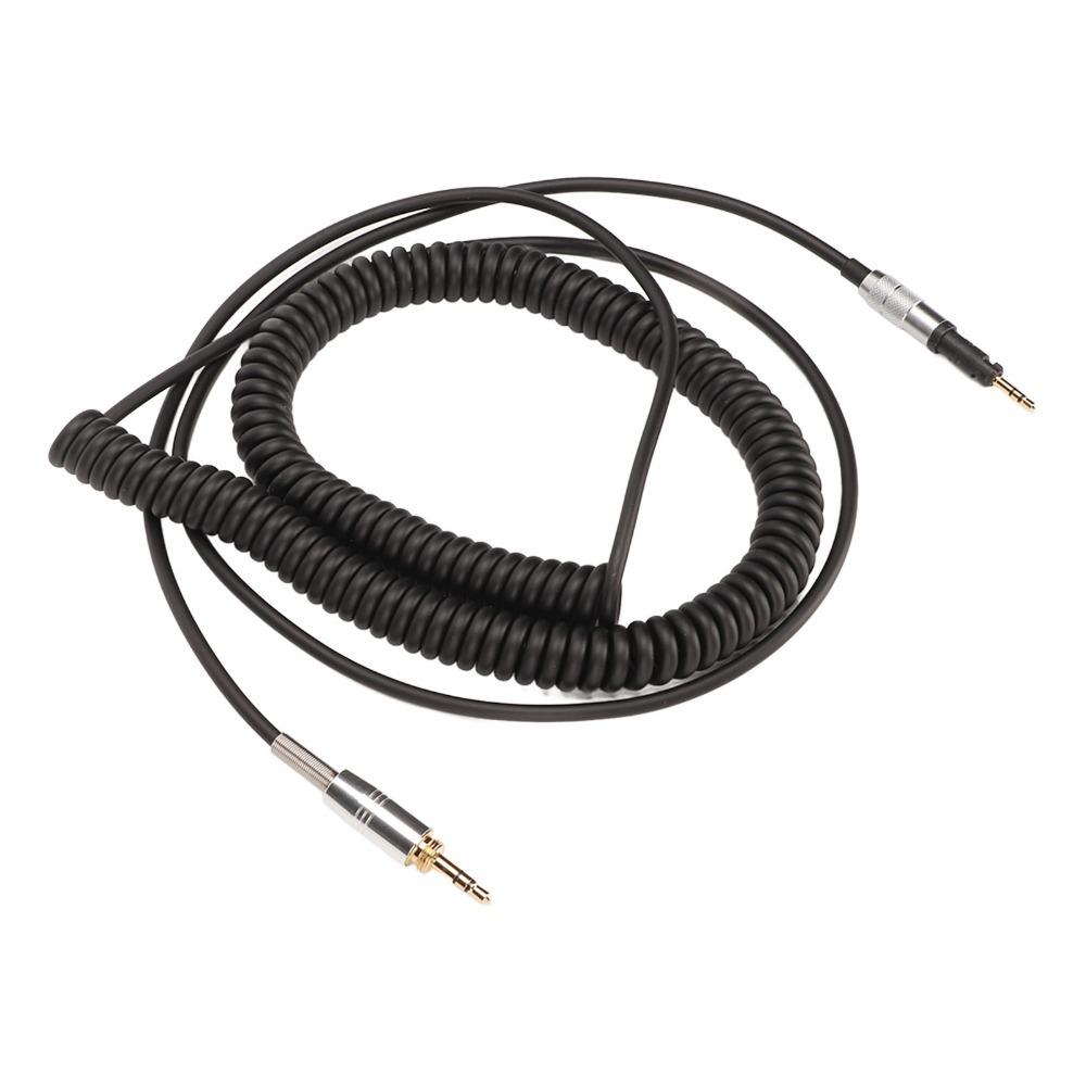3.5mm To 2.5mm HiFi Coiled Cable for Sennheiser HD6 HD7 HD8 HD515 HD518 HD558 HD598 Home