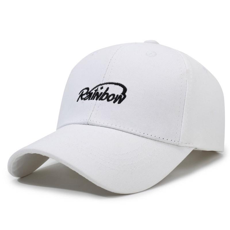 Korean Style Baseball Cap With Curved Brim And Embroidery For Summer And Spring